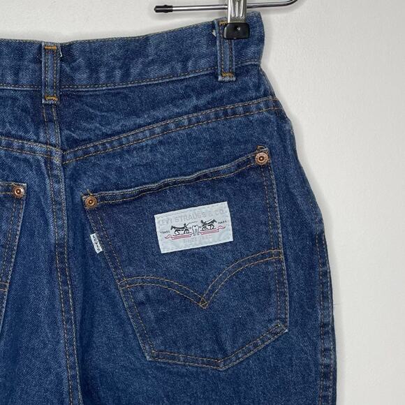 Vintage Levi’s 554 White Tab Double Horse Patch Women's Sz 26x32 High Rise Jeans - Picture 11 of 12